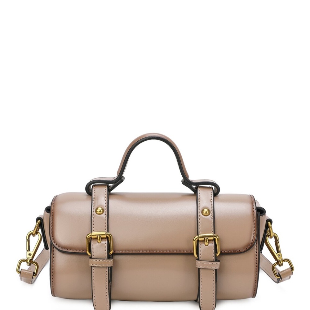 Tiffany & Fred Tan Mini Bag with Gold Accents - Picture 9 of 12